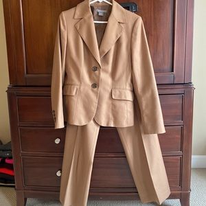 Ann Taylor Camel Pants Suit